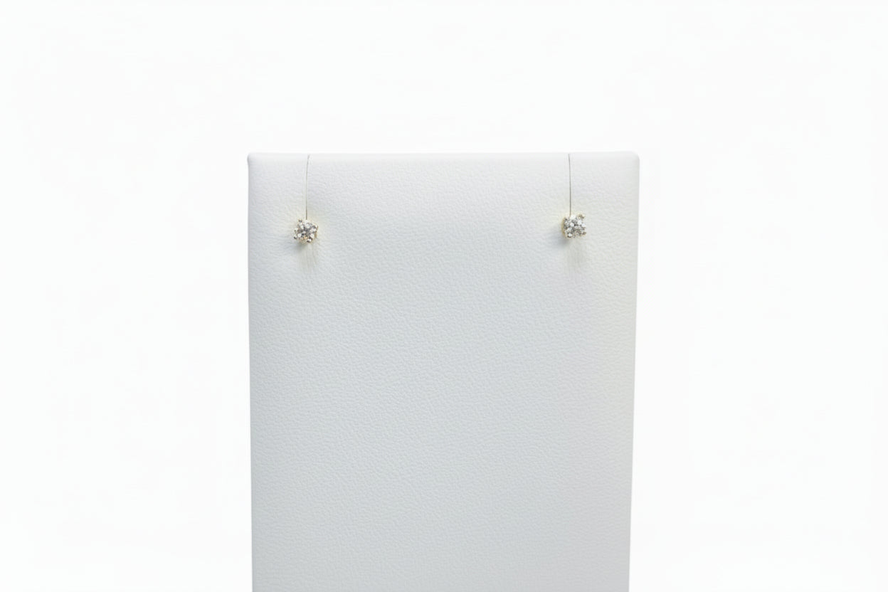 10k Yellow Gold DIAMOND 0.16CTW Studs