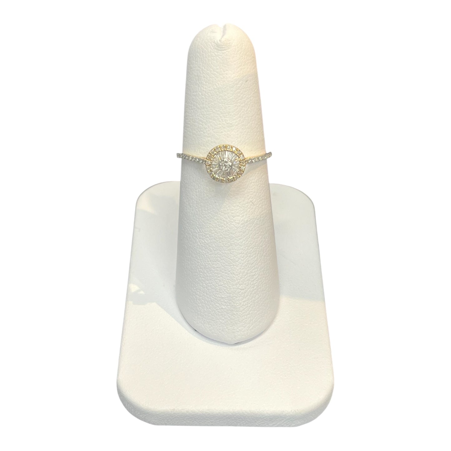 14k Yellow Gold Round DIAMOND 0.22CTW Ring