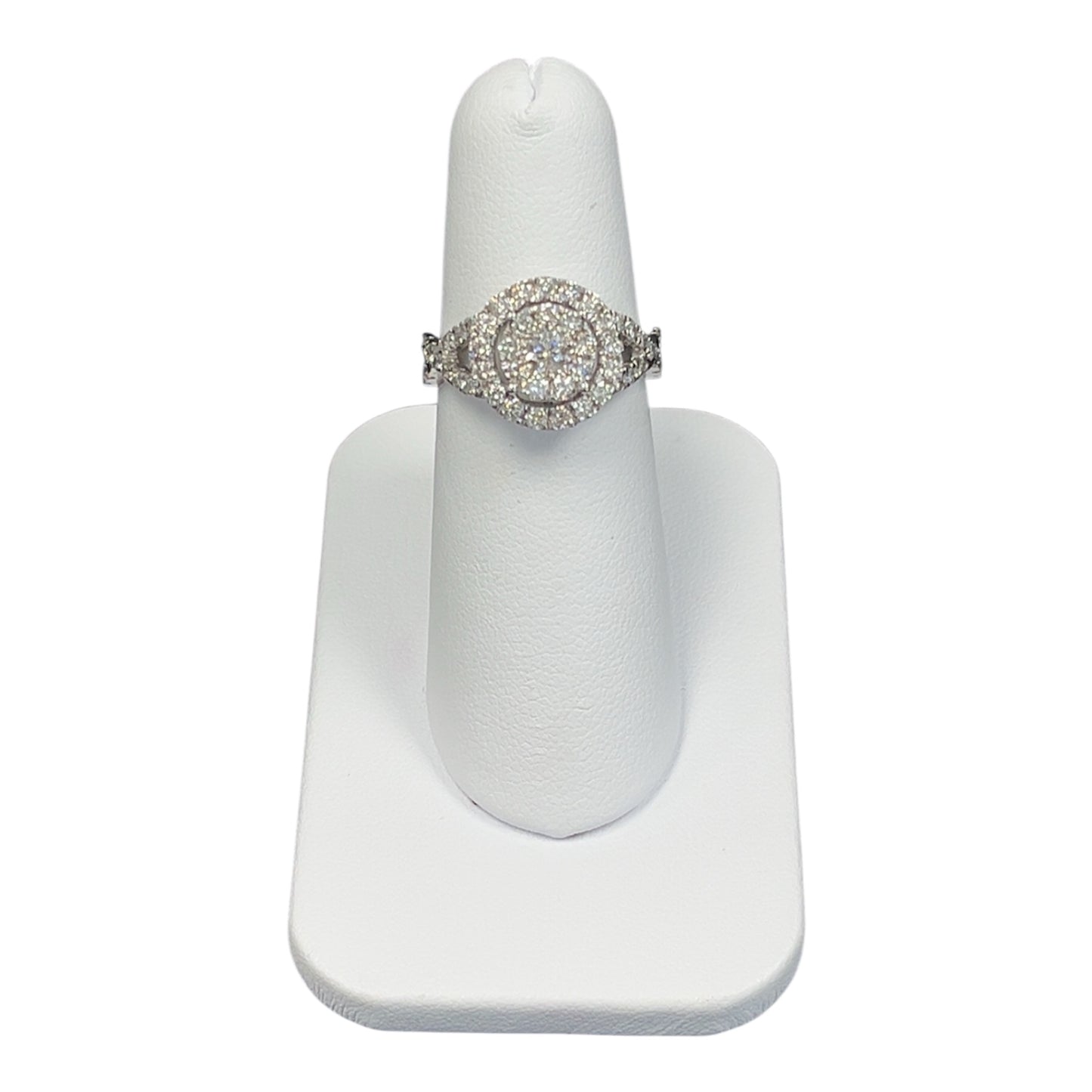 14k White Gold Round Twist DIAMOND 1.88CTW