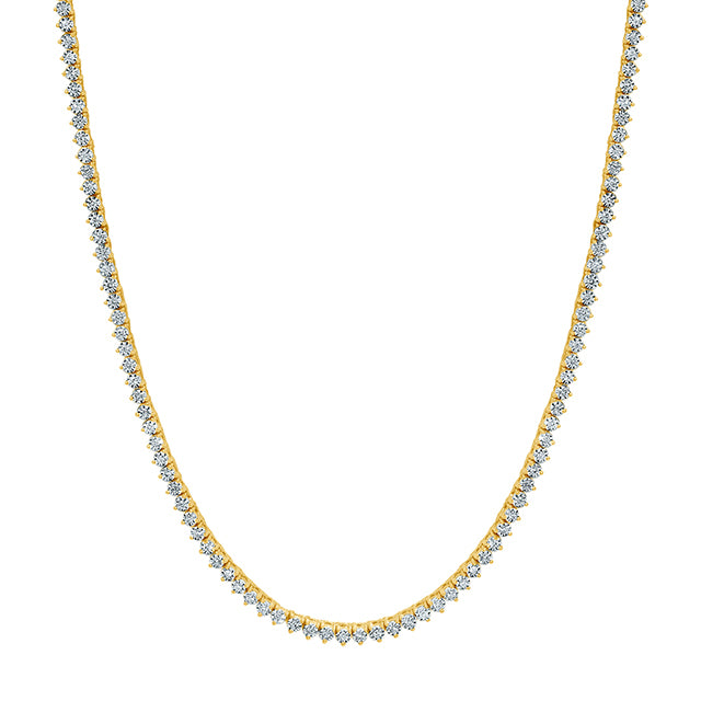 10KT 2.54-2.64CT D-NECKLACE "26inch"