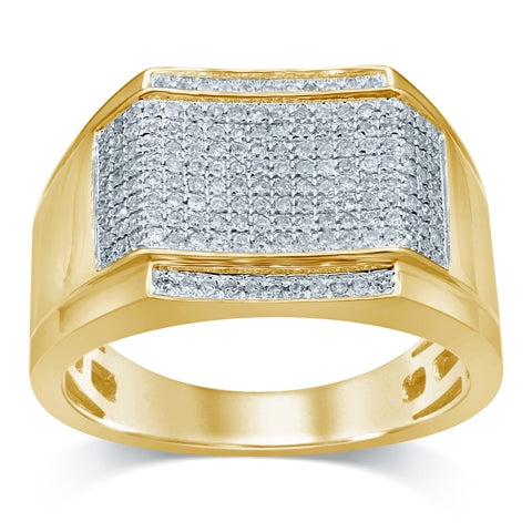 10K 0.41-0.42CT D-MENS MICROPAVE RING