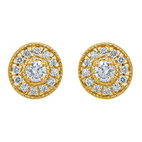 10K 0.60-0.66CT D-DARK EARRING