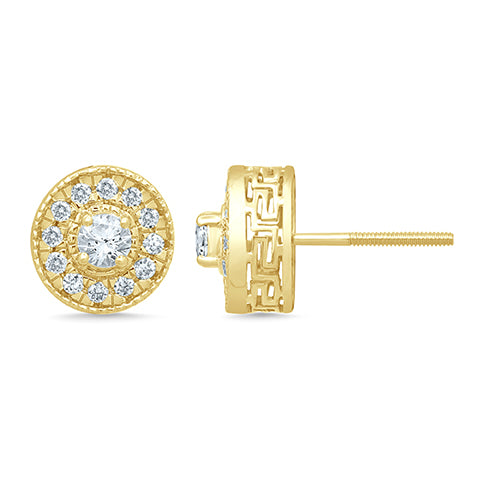 10K 0.60-0.66CT D-DARK EARRING