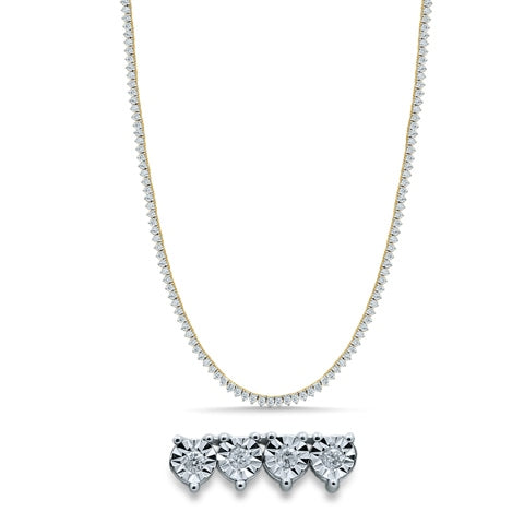 10K 3.54-3.61CT D-NECKLACE