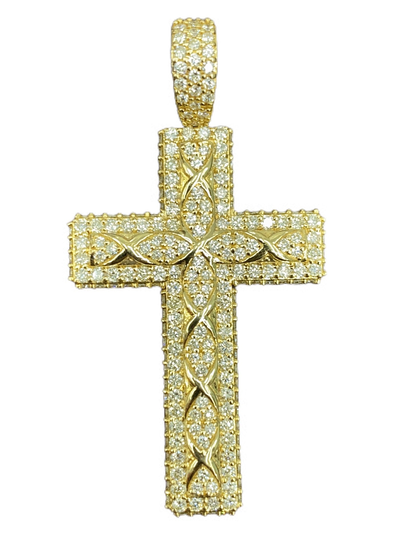 10K 3.75- 3.80CT DARK POLISH CROSS
