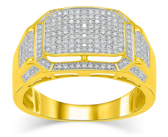 10K 0.54- 0.58CT D-MENS MICROPAVE RING