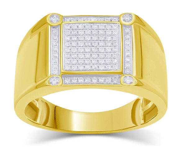 10K 0.28- 0.29CT D-MICROPAVE RING