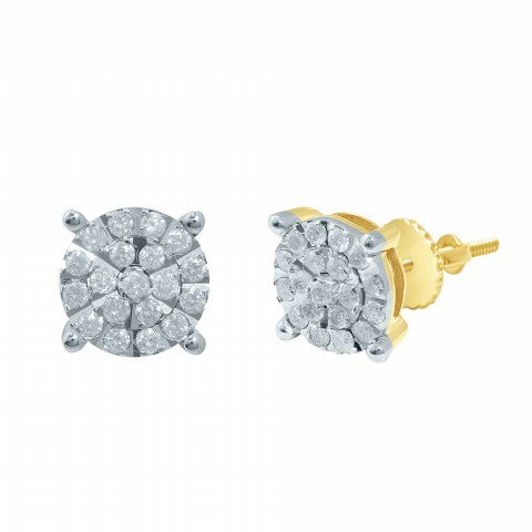 10K 0.97- 1.06CT D-EARRINGS