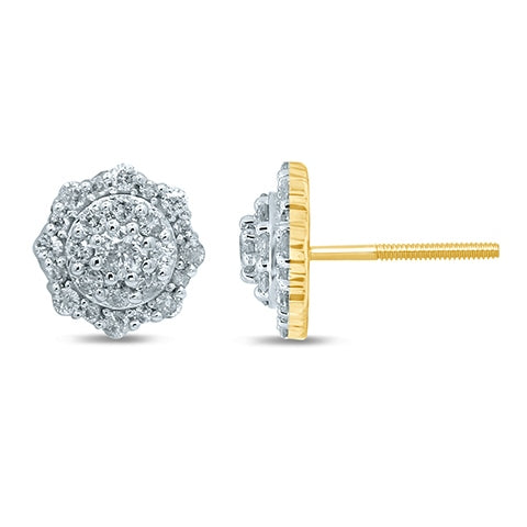 10K 0.72-0.76CT D-EARRING