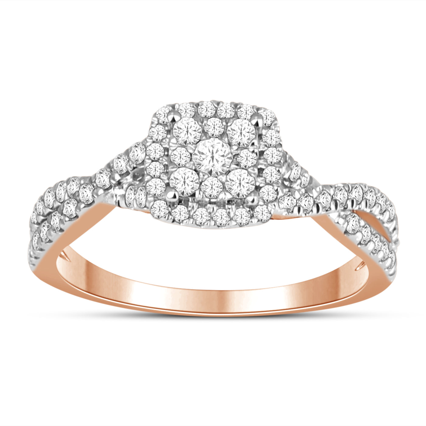 10K 0.50CT D-LADIES RINGS