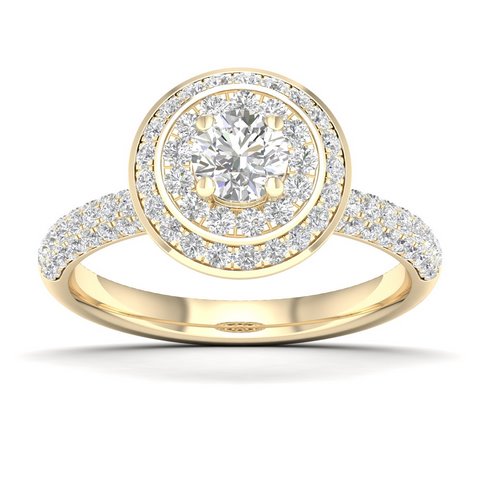 14K 1.25CT D-CERTIFIED RING