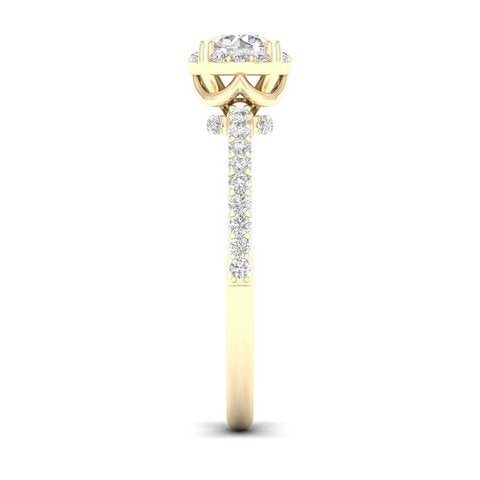 14K 0.75CT D-CERTIFIED RINGS