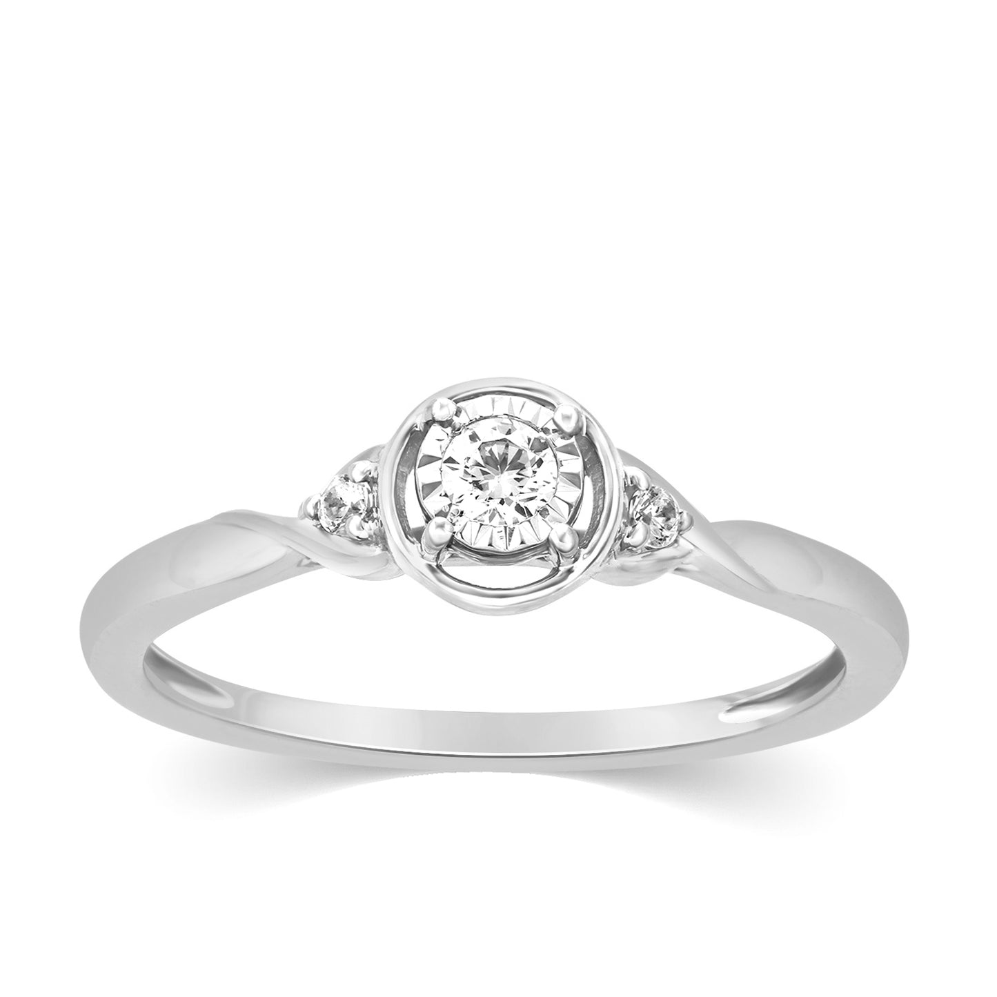 10K 0.12CT D-LADIES RINGS