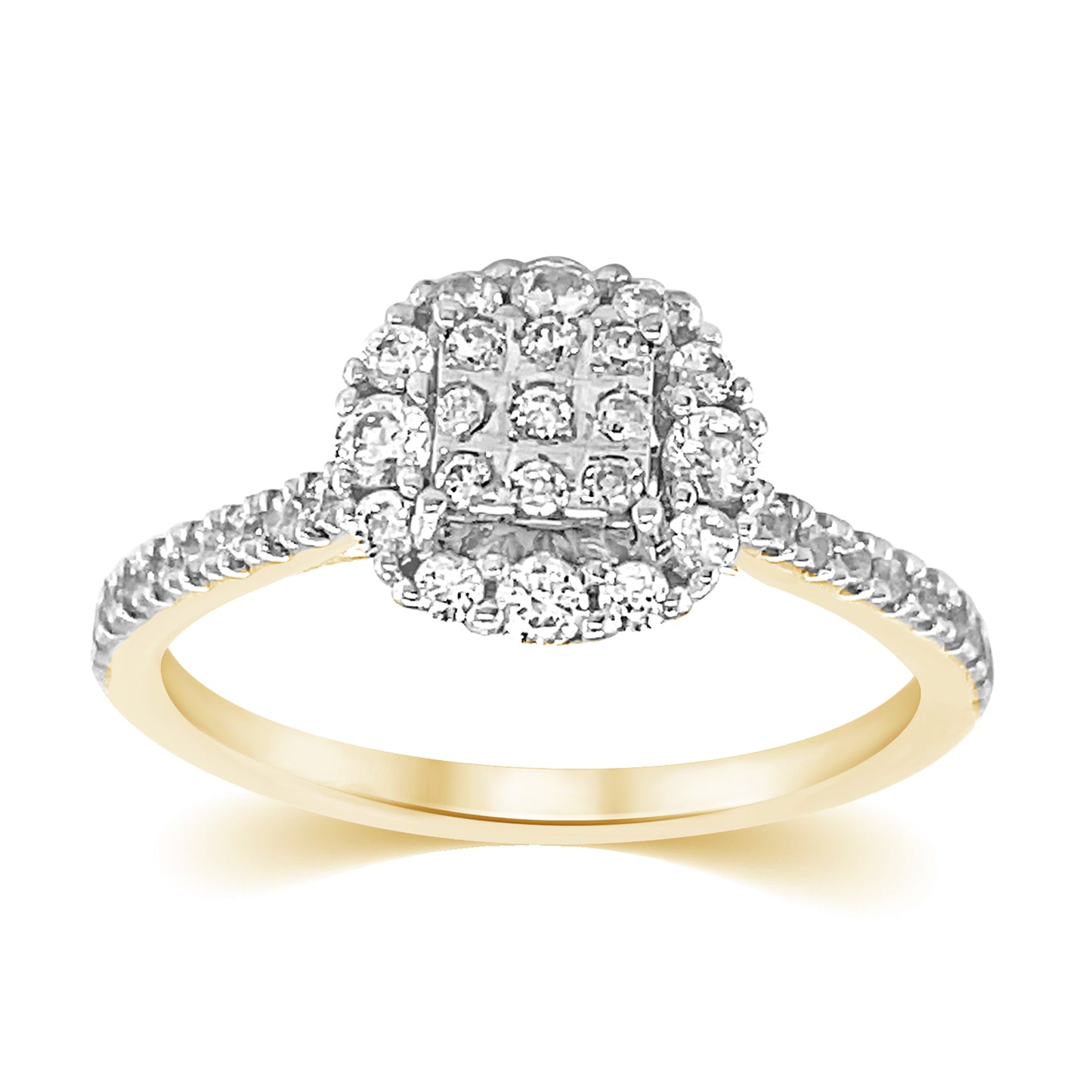 10K 0.49-0.51CT D-LADIES RINGS