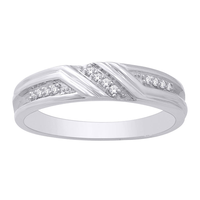 10K 0.08-0.09CT D-MENS BANDS