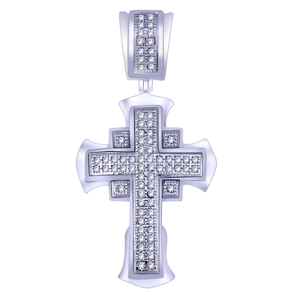 10K 0.14-0.19CT D-CROSS CHARMs