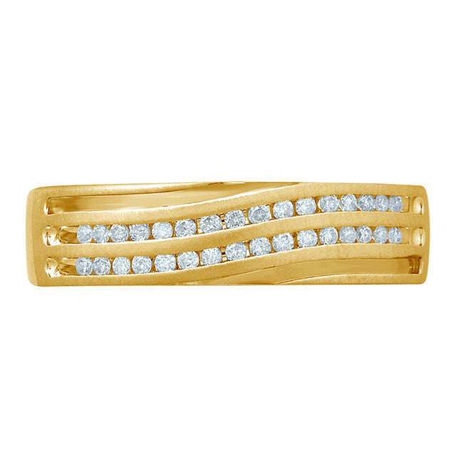 14K 0.23-0.26CT D-MENS BANDS