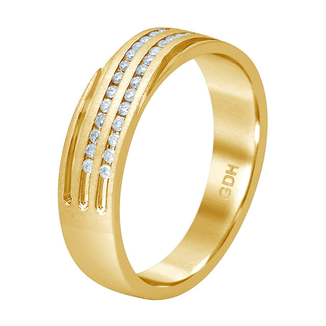 14K 0.23-0.26CT D-MENS BANDS