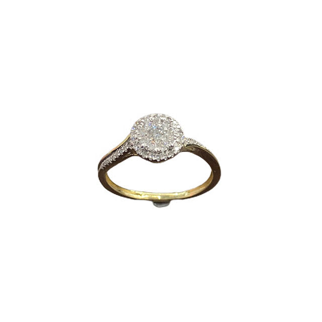 10K 0.33CT D-LADIES RINGS