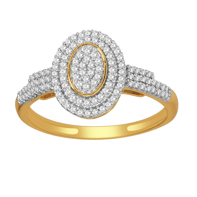 10K 0.33CT D-LADIES RINGS