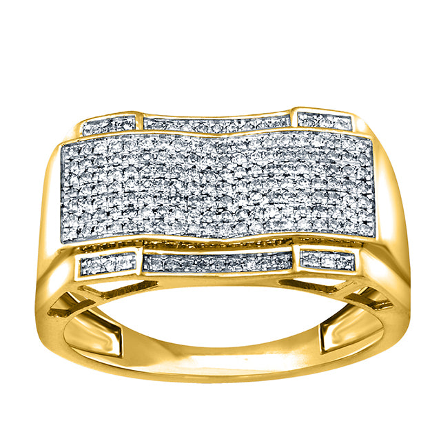 10K 0.25-0.41CT D-MICROPAVE RINGS