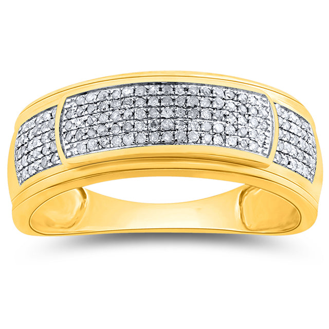 10K 0.19-0.33CT D-MENS BANDS