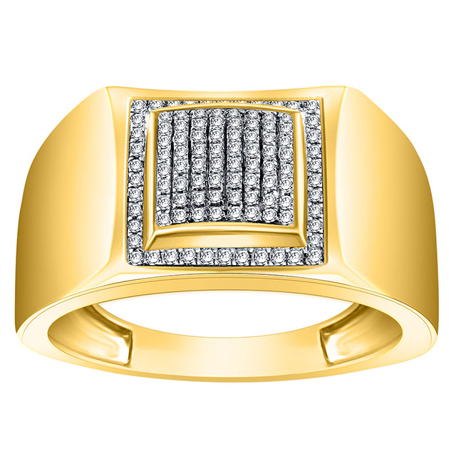 10K 0.16-0.24CT D-MICROPAVE RINGS