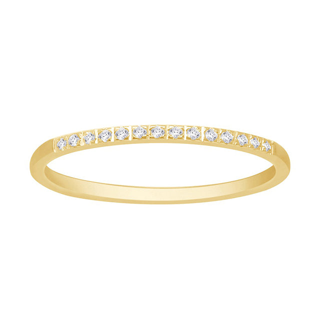 10K 0.07CT D-RING BAND LDS RDS MACHINE BAND