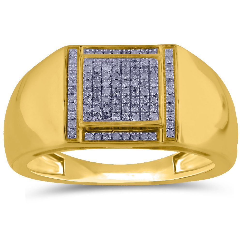 10K 0.21-0.23CT D-MICROPAVE RINGS