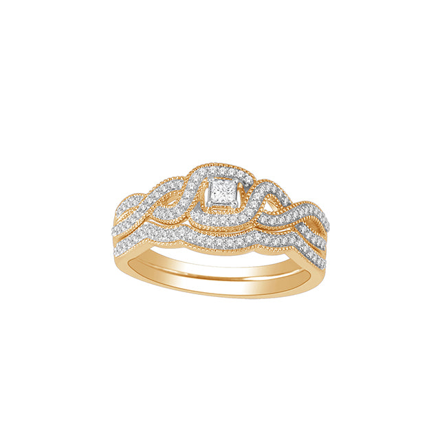 10K 0.33CT D-LADIES RINGS