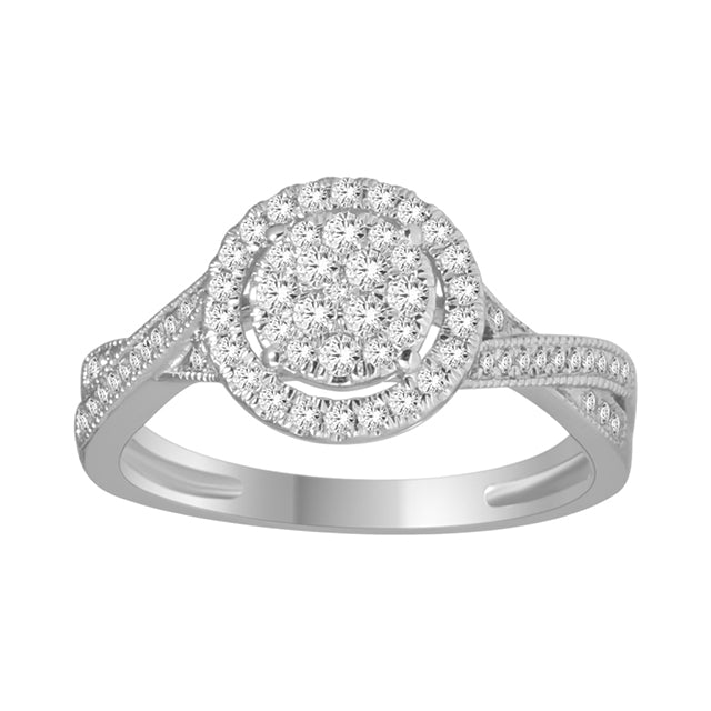 10K 0.40CT D-LADIES RINGS