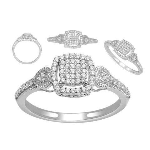 10K 0.20CT D-LADIES RINGS