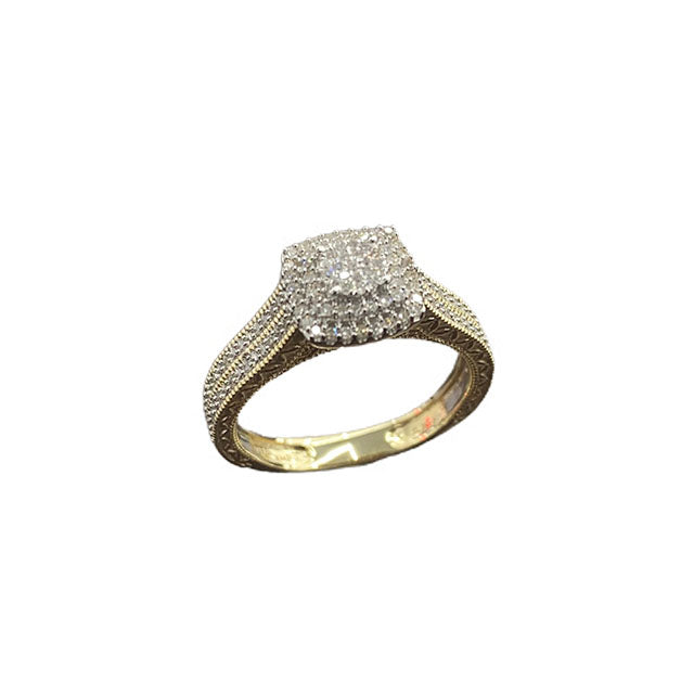 10K 0.33CT D-LADIES RINGS
