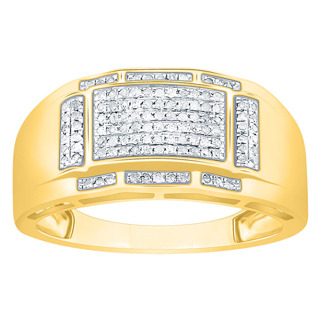 10K 0.17-0.26CT D-MICROPAVE RINGS