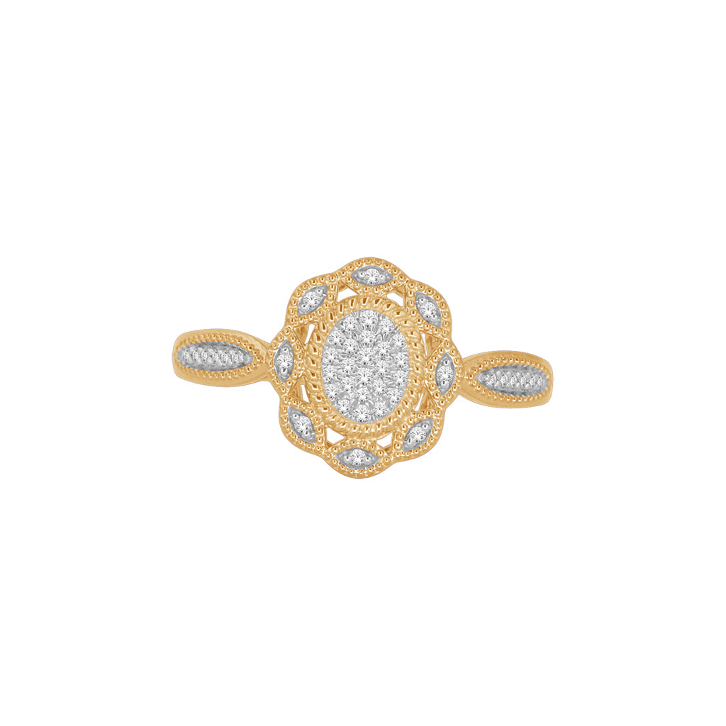 10K 0.14CT D-LADIES RINGS