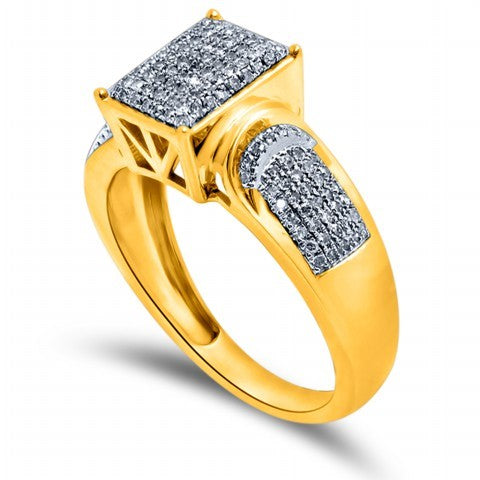 10K 0.31-0.35CT D-MICROPAVE RINGS