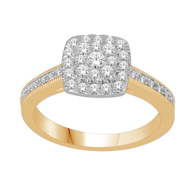 10K 0.48CT D-LADIES RINGS
