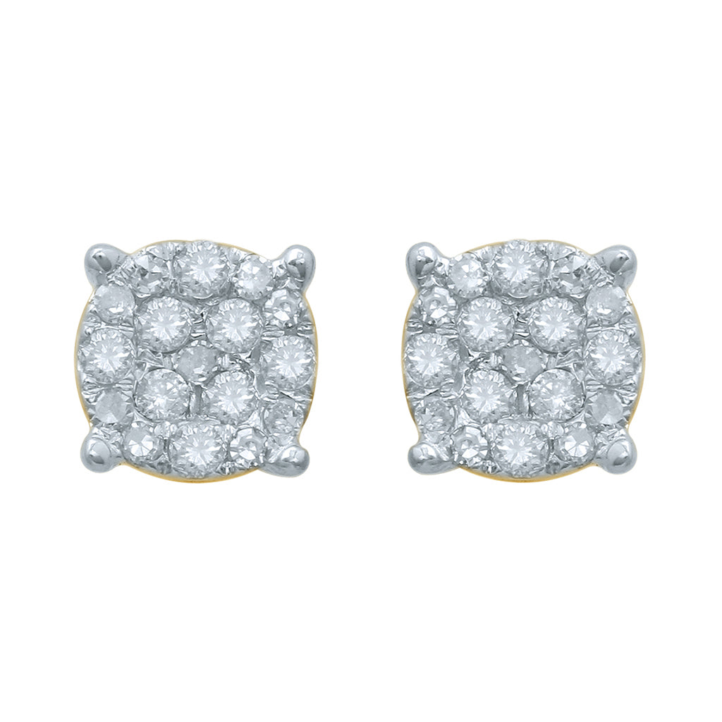 10K 0.13-0.16CT D-EARRINGS RDS