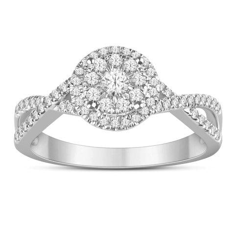 10K 0.45CT D-LADIES RINGS