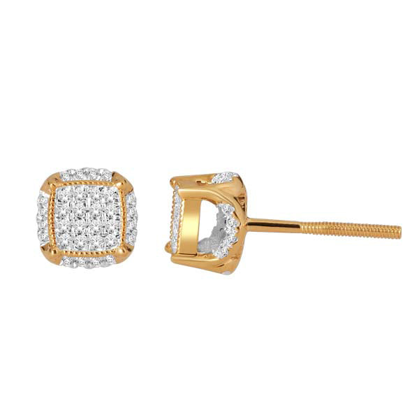10K 0.15CT D-EARRING