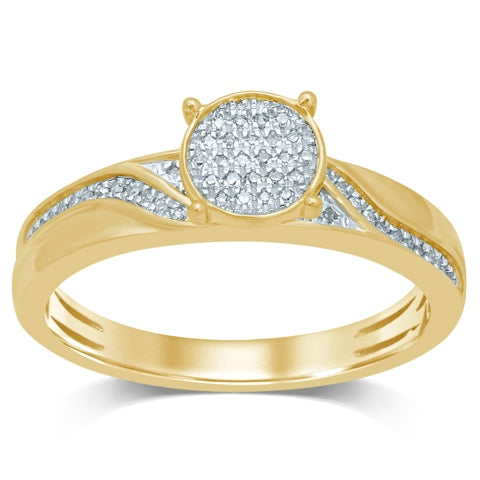 10K 0.10-0.11CT D-LADIES RINGS