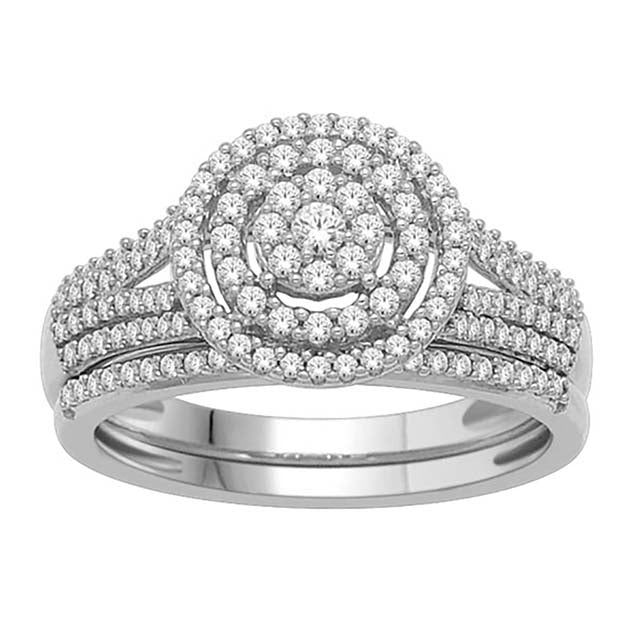 10KT 0.50CT D-LADIES RING (ONE BAND)