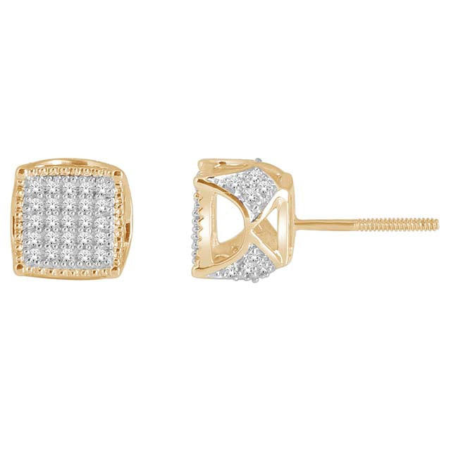 10K 0.15- 0.20CT D-EARRING