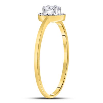 10K WHITE GOLD OVAL DIAMOND HALO BRIDAL ENGAGEMENT RING 1/3 CTTW