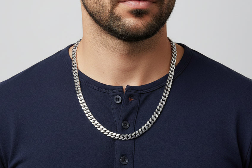 925 Sterling Silver 6mm Miami Cuban Chain Necklace
