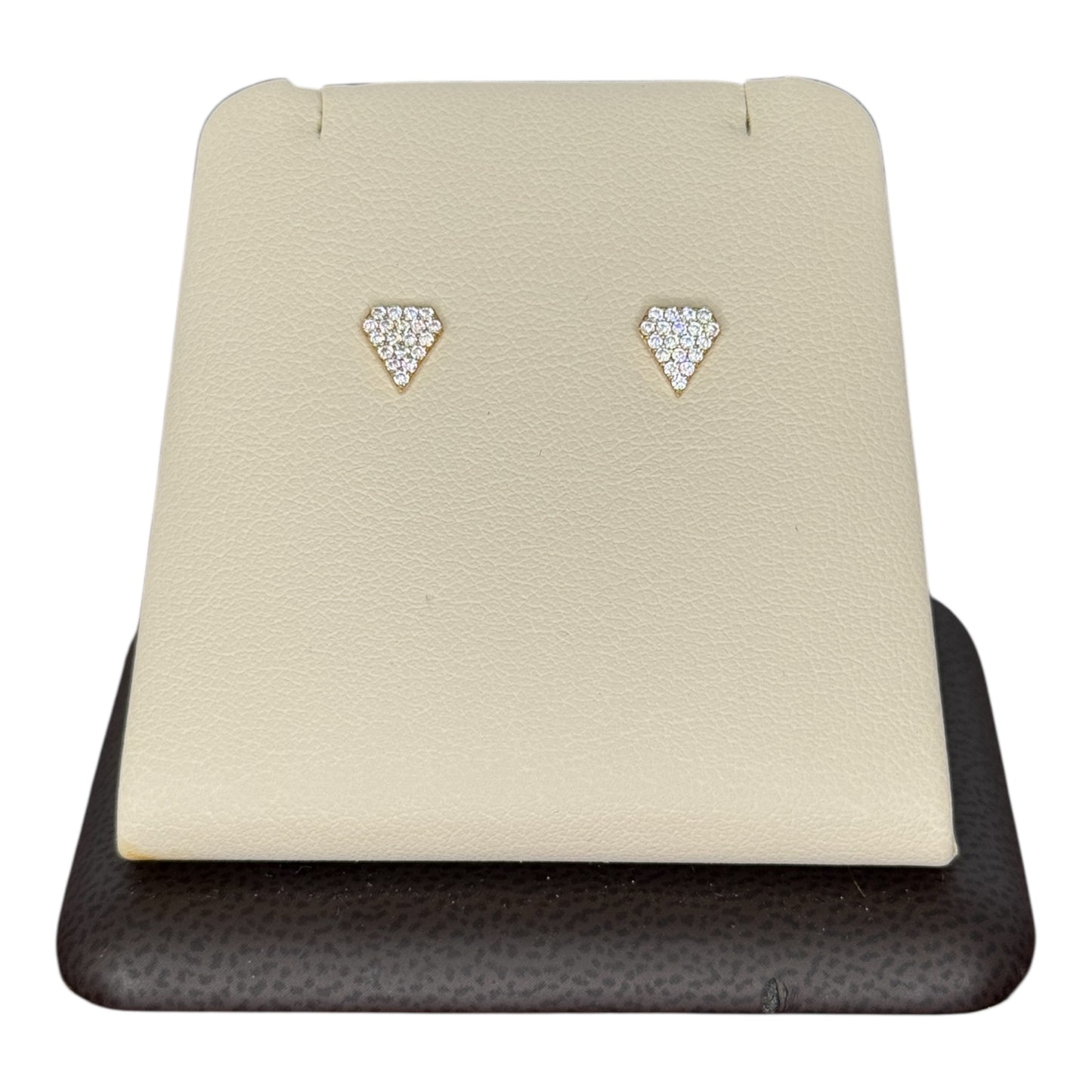 10KT Gold CZ Earrings