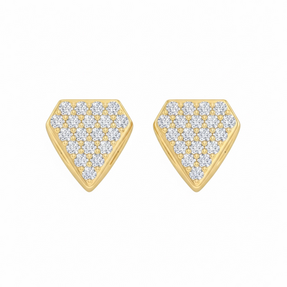 10KT Gold CZ Earrings