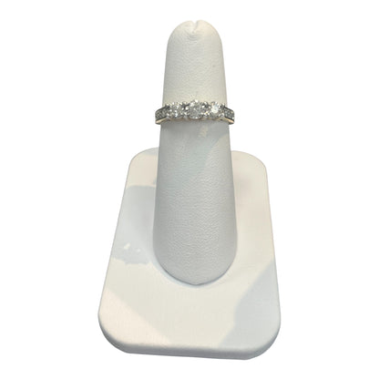 10k Yellow Gold Three Stone Illusion DIAMOND 0.50CTW Ring