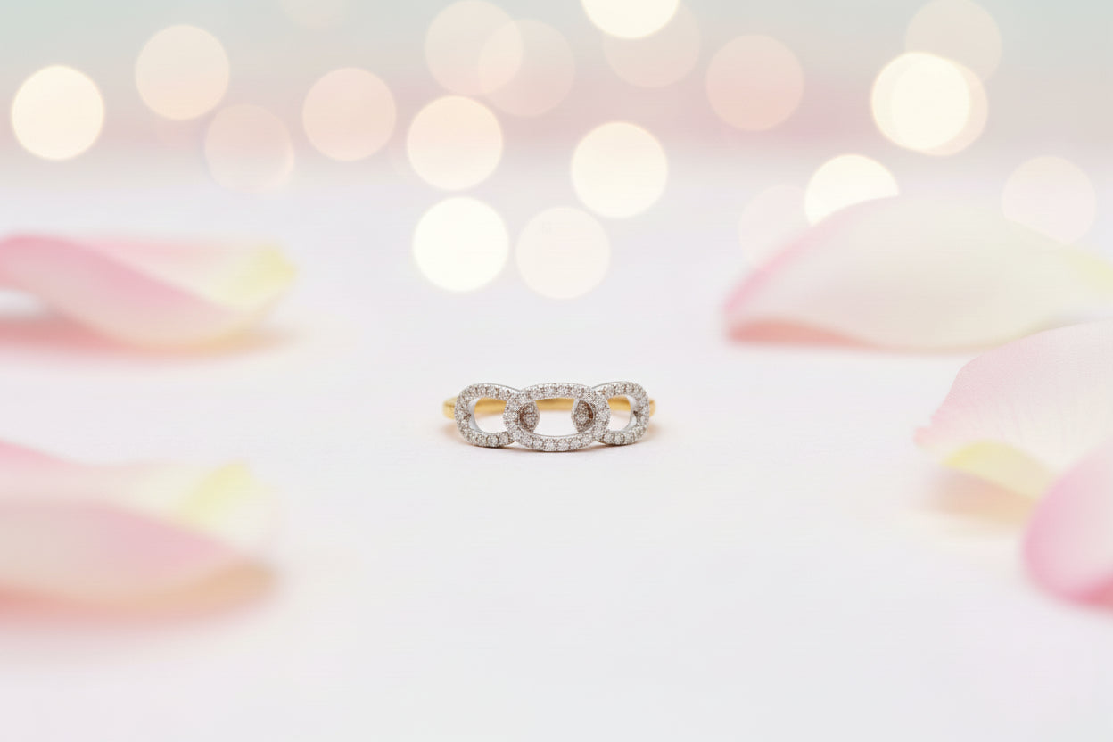 10k Yellow Gold DIAMOND 0.11CTW Band