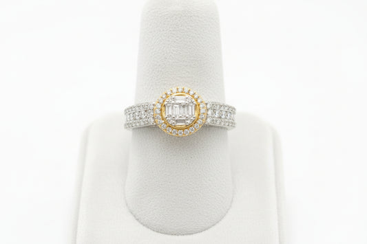14k Yellow Gold Round DIAMOND 0.47CTW Ring